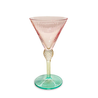 GLASS Aquarelle Martini Set of 4 (Multi).