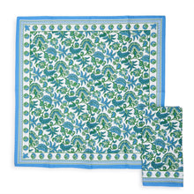 Load image into Gallery viewer, Hampton Set of 4 Block Print Cloth Napkins
