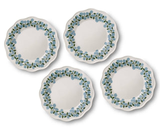 Hydrangea Melamine Dinner Plates