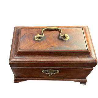 Cuban Mahogany Tea Caddy Circa 1780-1790