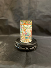 Load image into Gallery viewer, Antique Rose Medallion Vase Circa 1840
