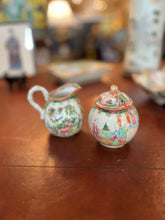 Load image into Gallery viewer, Rose Medallion Sugar and Creamer Set
