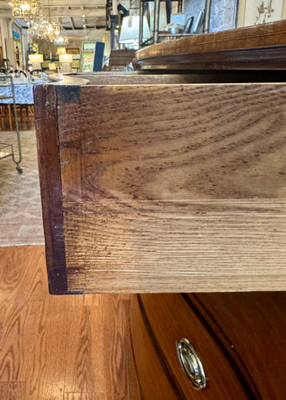 George III Mahogany Inlaid Serpentine Front Chest of Drawers