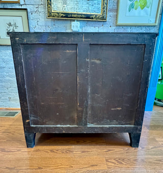 George III Mahogany Inlaid Serpentine Front Chest of Drawers