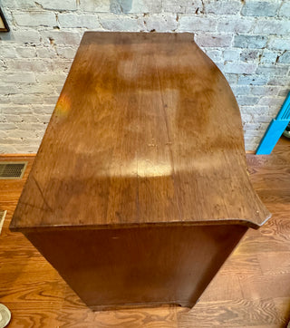 George III Mahogany Inlaid Serpentine Front Chest of Drawers