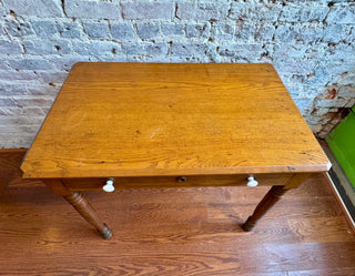 Antique Oak Teacher's Desk