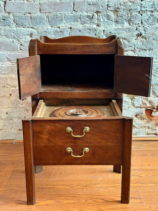 Antique English Commode Cabinet