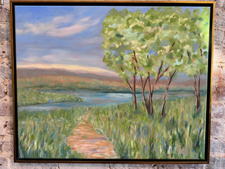 'Tide and Timber' Original Framed Painting by Terri Hall