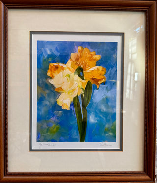 'Yellow Iris Giclee' Print by Terri Hall