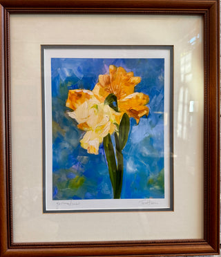 'Yellow Iris Giclee' Print by Terri Hall
