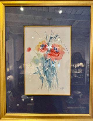 Wild Botanica Original Watercolor By Terri Hall