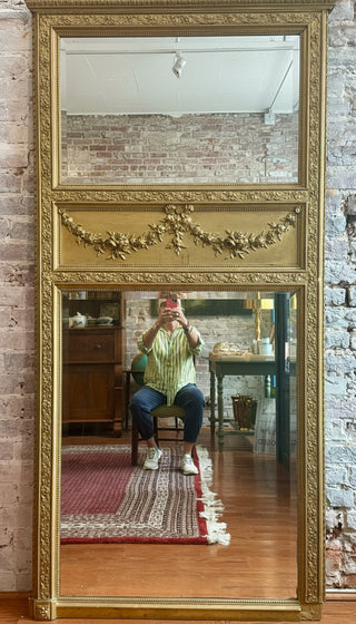 19th Century Antique French Gold Gilt Trumeau