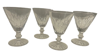 Set of 4 Waterford Tramore Water Goblets.