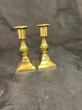 Load image into Gallery viewer, Pair of Antique Column Candlesticks Circa 1830&#39;s
