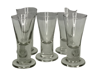 Vintage set of 5 Modern Cordials.