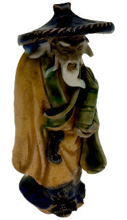 Antique Blue Hat Mudman