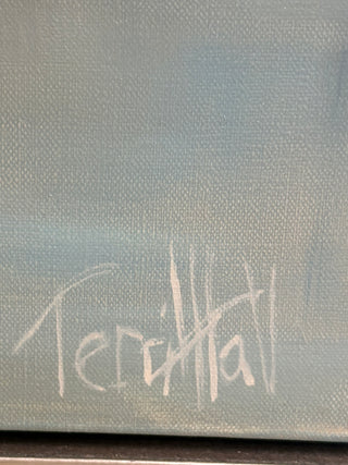 'White Orchid' Original Painting by Terri Hall