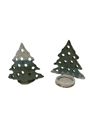 T-Light Christmas Trees - Pamela Taylor Pottery