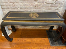 Load image into Gallery viewer, Custom Hand Painted Vintage Ming Console Table
