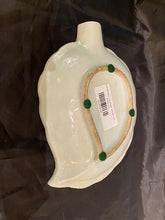 Load image into Gallery viewer, Rose Medallion Leaf Shape Porcelain Dish
