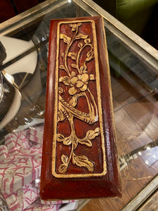 Chinese Wood Carved Dogwood Blossom Panel