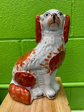 Load image into Gallery viewer, Single Vintage Staffordshire Dog Figurine
