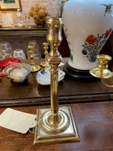Load image into Gallery viewer, Circa 1770 Column Brass Candlestick
