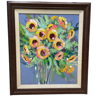 'The Sunflower I Want' Original Framed Artwork by Jane Carter