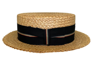Champ Straw Boater Hat
