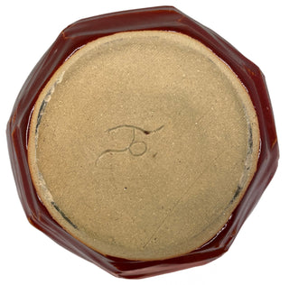 Handmade Tri-color Pottery Vase.