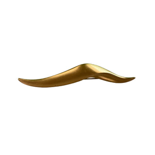 Monet Gold Wave Brooch