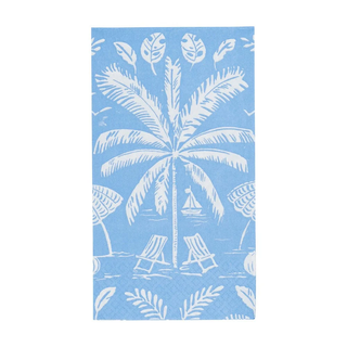 Palms And Parasols Ocean Guest Towel Napkins