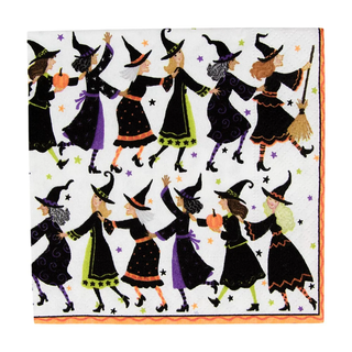 Witches Conga Line Cocktail Napkins