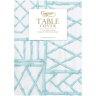 Bamboo Screen Robin's Egg Paper Linen Table Covers