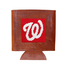 Load image into Gallery viewer, Smathers &amp; Branson Needlepoint Can Cooler - Washington Nationals
