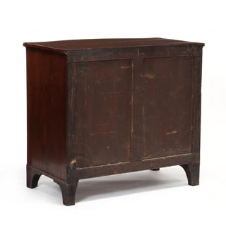 George III Mahogany Inlaid Serpentine Front Chest of Drawers