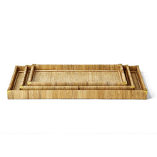 Load image into Gallery viewer, Hand-Crafted Rattan Tray
