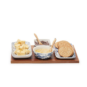 Chinoiserie Tidbits and Tapas 7 Piece Serving Set