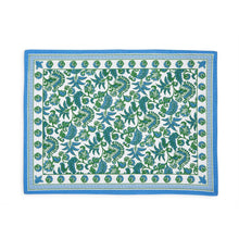 Load image into Gallery viewer, Hampton Set of 4 Block Print Cloth Placemats
