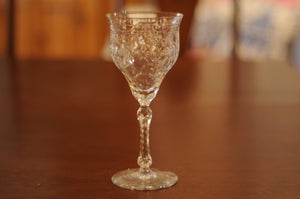 Vintage Rock Sharpe Pattern Water Goblet - Chestnut Lane Antiques & Interiors - 2