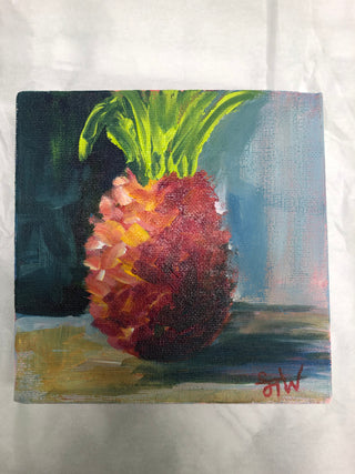 Original Acrylic on Canvas by Local Artist Staci Wall - "I've Got a Crush" #1.