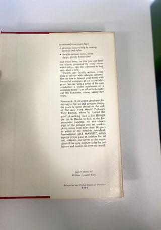 Antiques and Art Book by Howard L. Katzander