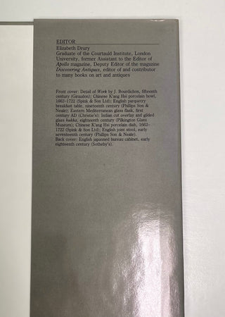 Antiques Book by Elizabeth Drury