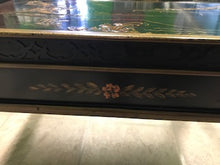 Load image into Gallery viewer, Vintage Gold &amp; Black Lacquer Chinoiserie Drexel Heritage Accent Table
