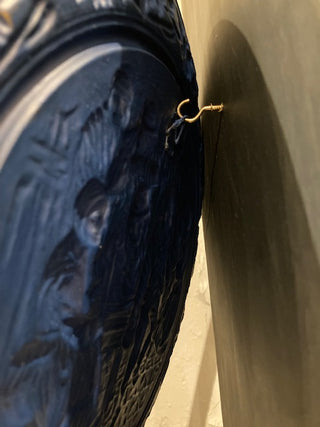 Vintage Brass Charger Painted with Annie Sloan Chalk Paint