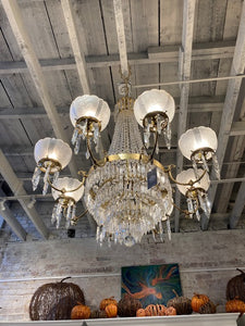 Charleston 8 Crystal Chandelier by King's Chandelier Company