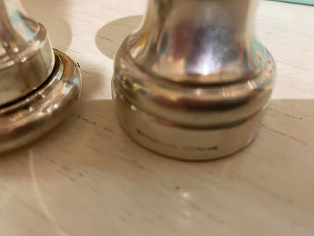 Tiffany & Co. Sterling Silver Salt Shaker & Pepper Mill/Grinder - Ruby Lane