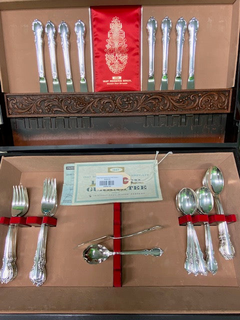 Vintage Roger's Brothers Silver Plate Flatware - Reflection Pattern