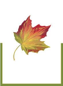 Maple Leaf Die Cut Place Cards - Chestnut Lane Antiques & Interiors - 2