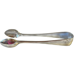 English Silver Plate Tongs